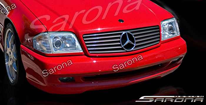 Custom Mercedes SL  Convertible Front Bumper (1990 - 2002) - $490.00 (Part #MB-047-FB)
